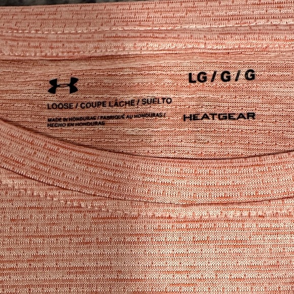 Under Armour Women's Peach Long Sleeve Top BNWT - Picture 2 of 10